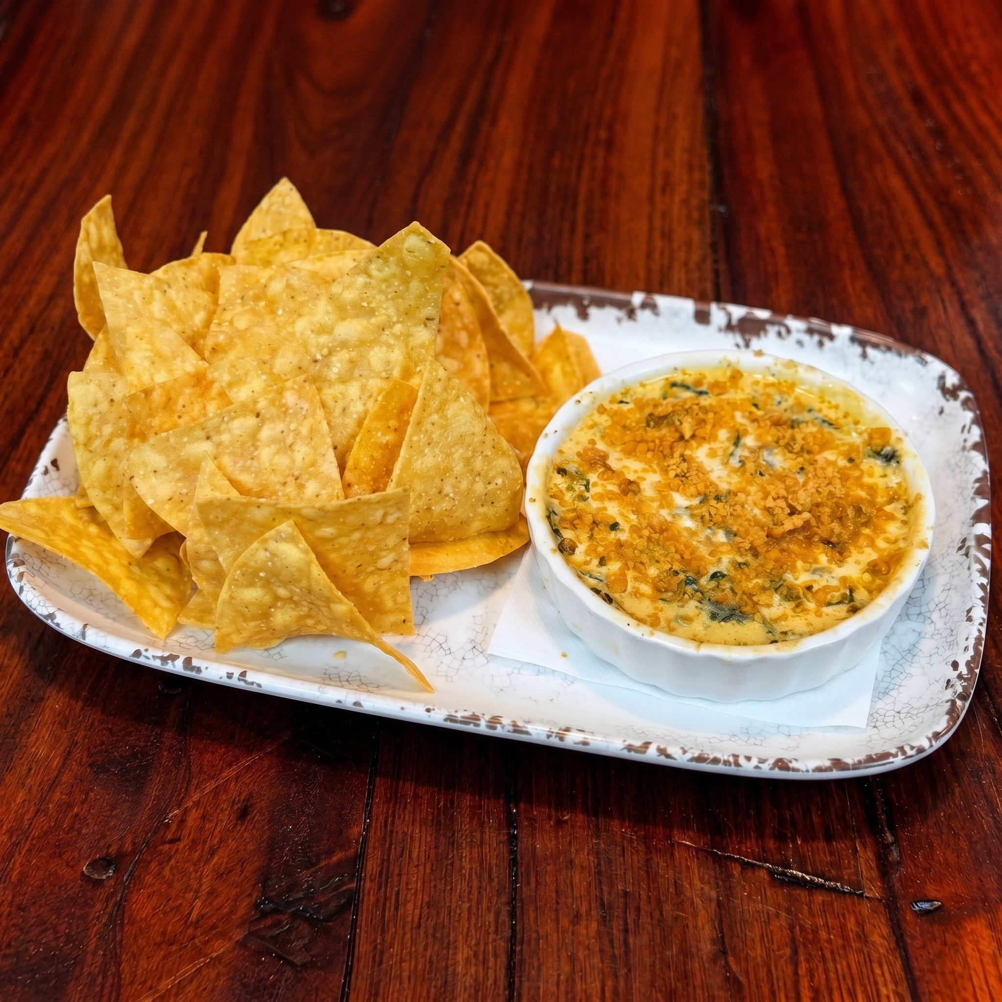 Lobster & Spinach Queso.